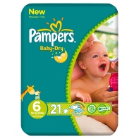 .Pampers nappies Pack Size 6