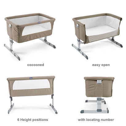 Chicco next to me height positions sale
