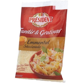 Grated Emmental cheese