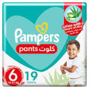 .Pampers nappies Pack Size 6 Pants